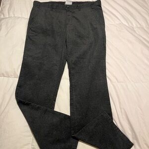 Izod Perform X Men's Dark Gray Corduroy Pants Waist 36